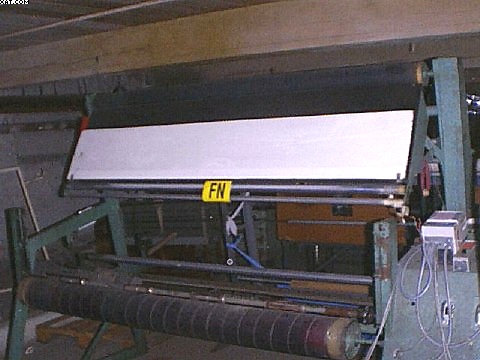 SUNCO 72" Inspection Machine, has batch unload,